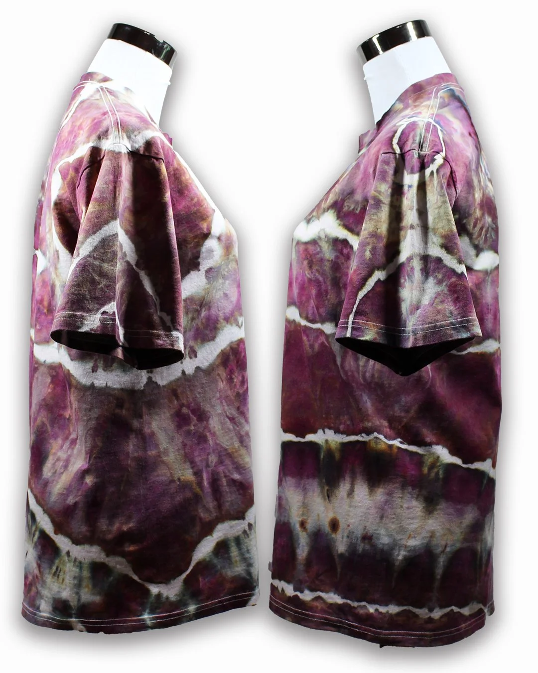 Adult Medium Chocolate Cherries Ice Dyed Tie Dye Shirt — Fun